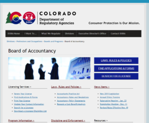 Colorado State Board of Accountancy