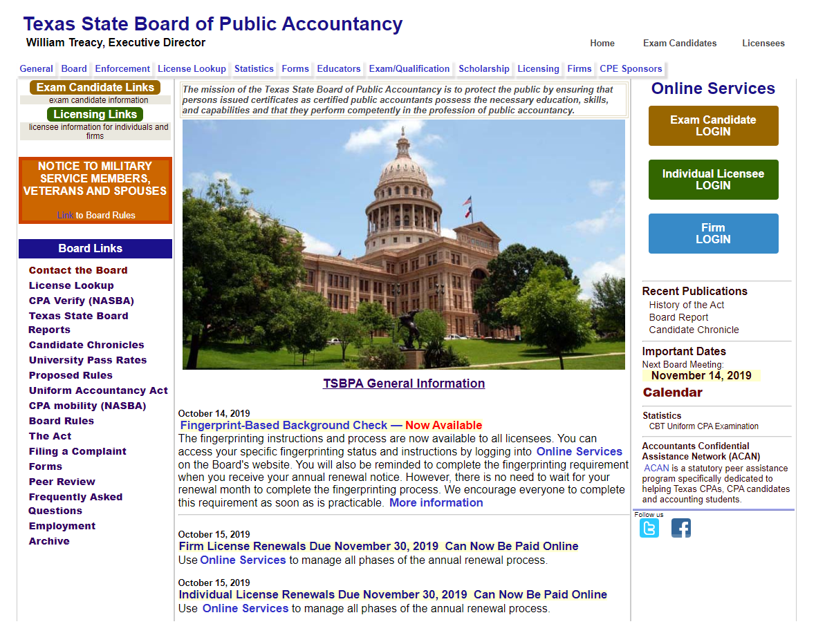 Texas State Board of Public Accountancy